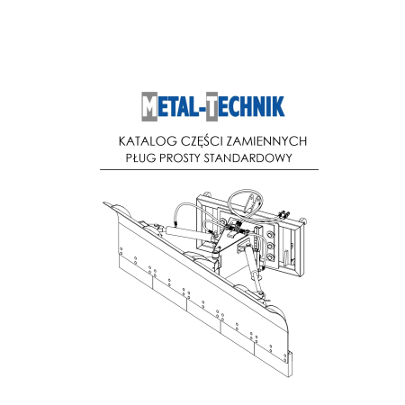 Części zamienne - Pług prosty standard